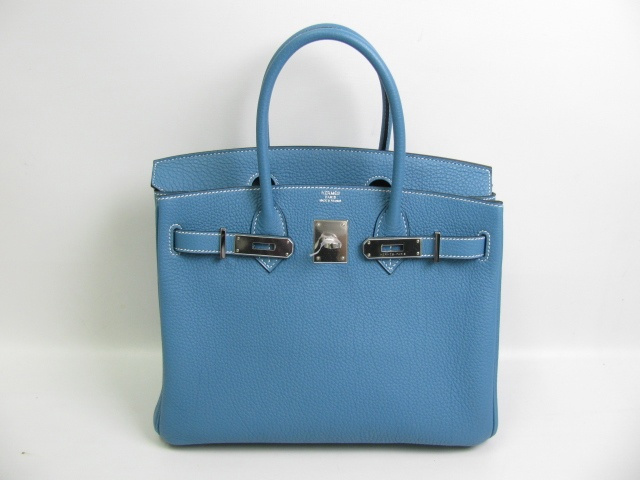 エルメス バーキン30 トゴ-ブルージーン